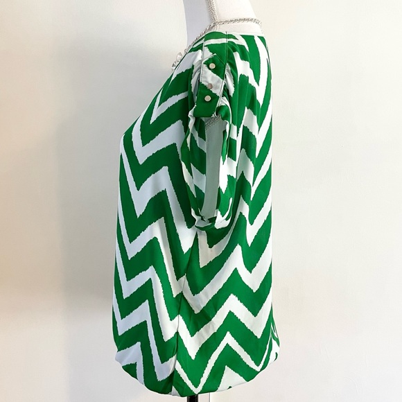 NWT Women’s Zac & Rachel Zigzag/Chevron Top - Picture 5 of 8